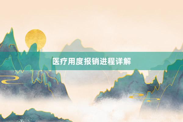 医疗用度报销进程详解